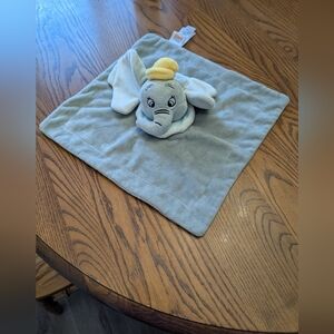 Disney Baby Dumbo Elephant Plush Lovey Security Blanket Grey Soft Touch Elephant
